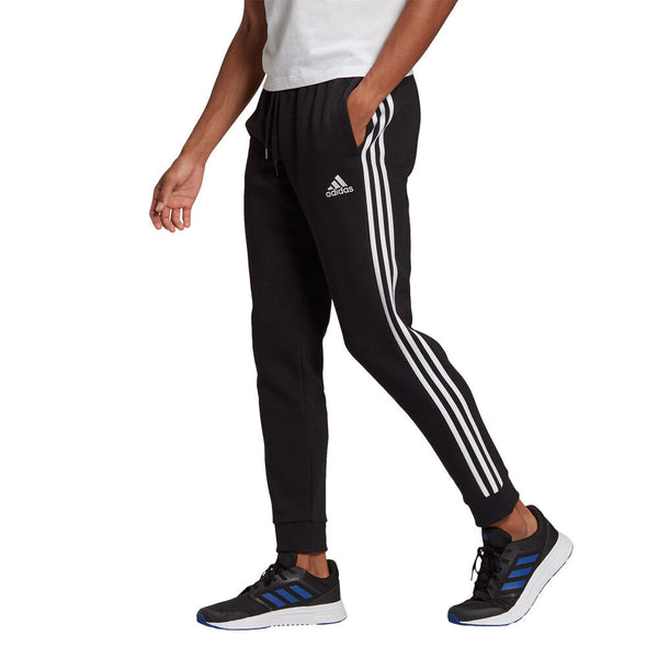 ADIDAS MEN'S STRIPE FLEECE TRACK PANTS - Main Image