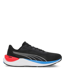 PUMA ELECTRIFY NITRO MENS RUNNING SHOES BLACK/RED/BLUE