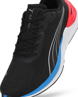 PUMA ELECTRIFY NITRO MENS RUNNING SHOES BLACK/RED/BLUE