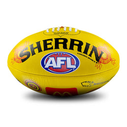 SHERRIN 2023 SIR DOUG NICHOLLS ROUND SPLIT LEATHER FOOTBALL
