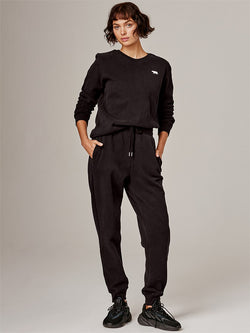 CREW TEAM SWEATSHIRT RUNNING BARE BLACK