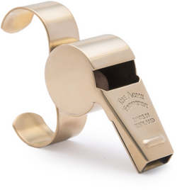 ACME WHISTLE 477/585 FINGERGRIP BRASS