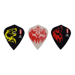 ONE80 DART FLIGHTS 3PACK ANIMAL
