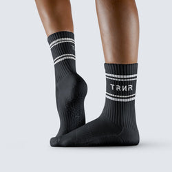 TRNR SOCKS YOGA GRIP CREW