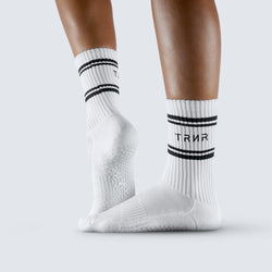 TRNR SOCKS YOGA GRIP CREW