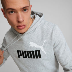 PUMA MENS HOODIE ESSENTIALS + TWO TONE BIG LOGO