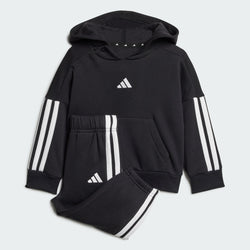 ADIDAS INFANT TRACK SUIT HOODED 3S FLEECE