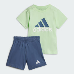 ADIDAS INFANT ESSENTIAL ORGANIC COTTON TEE AND SHORT SET