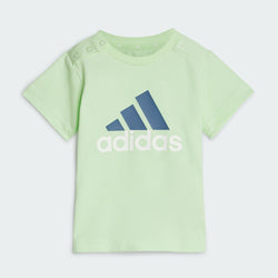 ADIDAS INFANT ESSENTIAL ORGANIC COTTON TEE AND SHORT SET