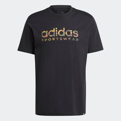 T-SHIRT CAMO SPORTSWEAR LINEAR ADIDAS - BLACK
