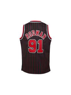 KIDS DENNIS RODMAN CHICAGO BULLS ALTERNATE SWINGMAN JERSEY