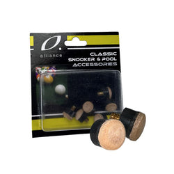 ALLIANCE CUE TIPS SCREW IN 10MM PK6