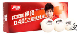 DHS TABLE TENNIS BALLS D40+ 3 STAR ABS - BOX OF 10
