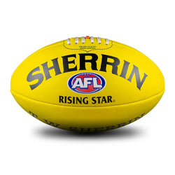 SHERRIN RISING SATR LEATHER FOOTBALL