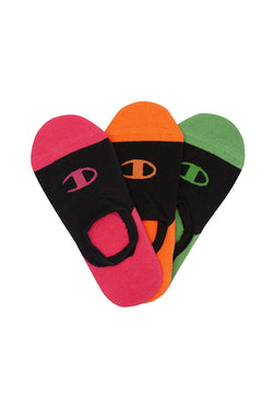 CHAMPION C LOGO SNEAKER SOCKS 3 PACK