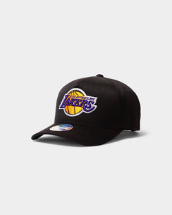 MITCHELL & NESS 110 SNAP BLACK CORE TEAM LOGO CAP- LAKERS