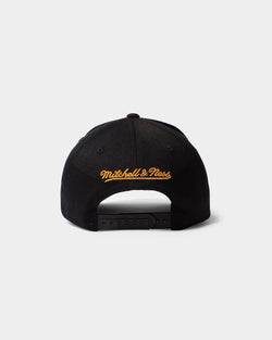 MITCHELL & NESS 110 SNAP BLACK CORE TEAM LOGO CAP- LAKERS