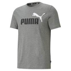 PUMA MENS ESSENTIALS + 2 COL LOGO TEE SHIRT