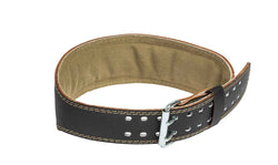 HARBINGER LEATHER BELT 4" PADDED