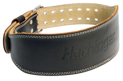 HARBINGER LEATHER BELT 4" PADDED