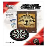 FORMULA BUSHRANGER DART BOARD CABINET SET