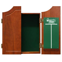 DART BOARD CABINET SOLID WOOD