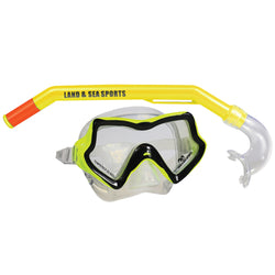LAND & SEA STARFISH MASK & SNORKEL SET JNR - YELLOW