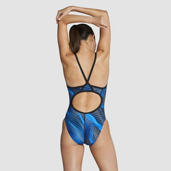 SPEEDO WOMENS CODED RIFF FLY BACK ONE PIECE