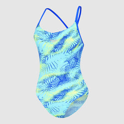 SPEEDO ECO THIN STRAP OPEN BACK WOMENS BATHERS