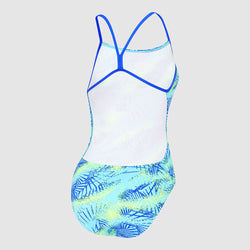 SPEEDO ECO THIN STRAP OPEN BACK WOMENS BATHERS