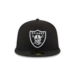 NEW ERA CAP 59FIFTY BLACK/WHITE NEW - OAKLAND RAIDERS