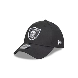 NEW ERA CAP 39THIRTY BLACK WHITE LAS VAGAS RAIDERS