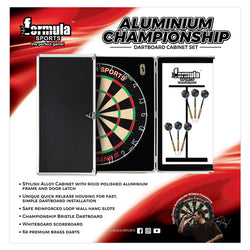 FORMULA CHAMPIONSHIP ALU DART BOARD SET