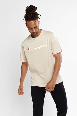 CHAMPION  SCRIPT SHORT SLEEVE TEE