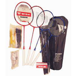 WISH OUTDOOR 4 PLAYER BADMINTON SET - SPORTFIRST GERALDTON