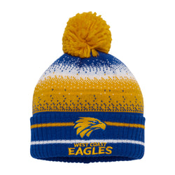 WEST COAST EAGLES AFL YOUTH SUPPORTER BEANIE