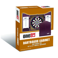 ONE80 MDF GABLE DARTBOARD CABINET