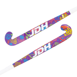 JDH JNR WOOD PURPLE HOCKEY STICK