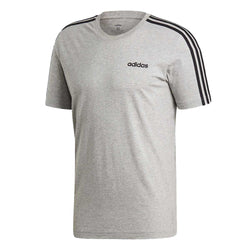 ADIDAS MENS ESSENTIALS 3 STRIPE TEE