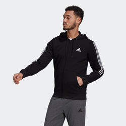 ADIDAS ESSENTIALS FLEECE CUT 3-STRIPES TRACK JACKET