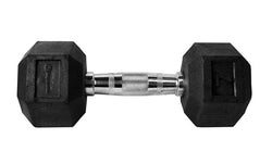 RINGMASTER DUMBELLL RUBBER HEX 7KG