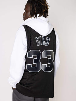 MITCHELL & NESS LARRY BIRD BOSTON CELTICS WHITE LOGO SWINGMAN JERSEY