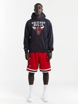 MITCHELLE & NESS CHICAGO BULLS VINTAGE LOGO HOODIE