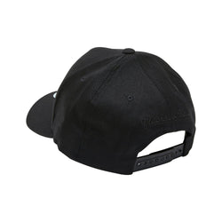 MITCHELL & NESS CAP SNAP ALL BLACK LOGO 110 GOLDEN STATE WARRIORS