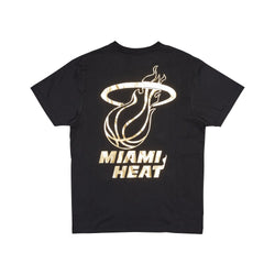 MITCHELL & NESS MIAMI HEAT TEAM FOIL LOGO TEE
