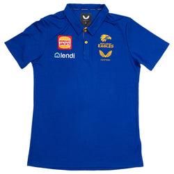 WEST COAST EAGLES ROYALS CASTORE MEDIA POLO ROYAL