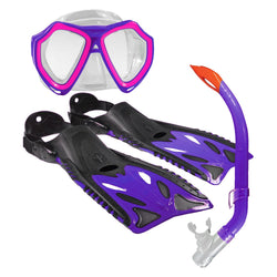 LAND & SEA NIPPER JUNIOR MASK & SNORKEL SET - PURPLE