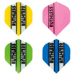 DART FLIGHTS RUTHLESS PLAIN STANDARD - ASSORTED