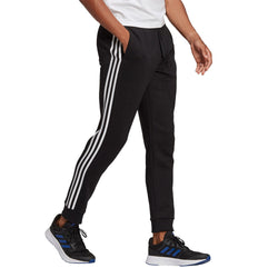 ADIDAS MEN'S 3 STRIPE FLEECE TRACK PANTS