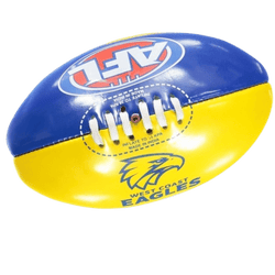 BURLEY FOOTBALL PVC AFL CLUB 16CM WEST COAST EAGLES